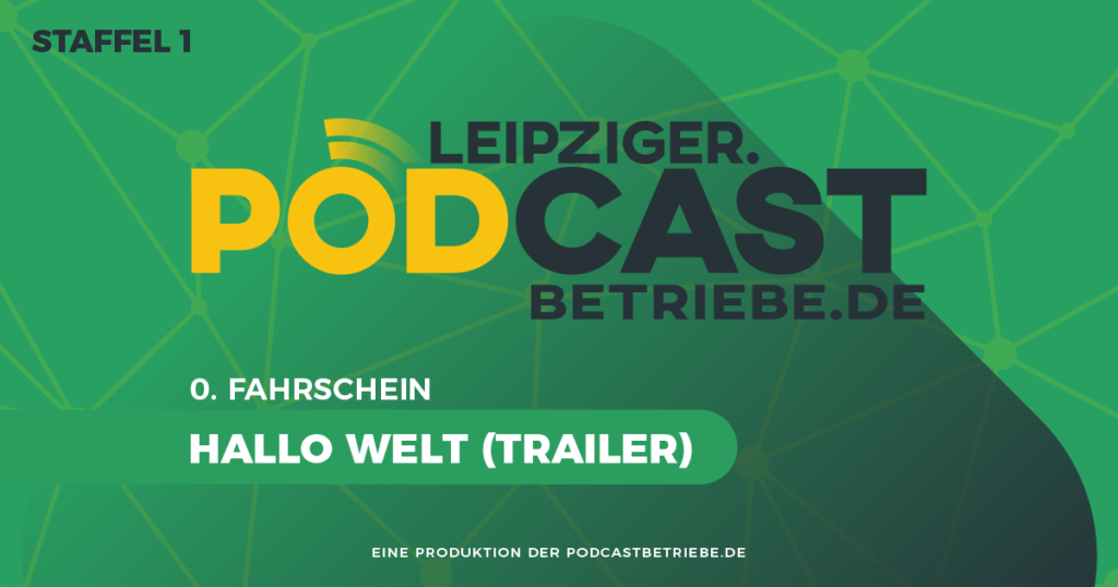 Cover - 0. Fahrschein: Hallo Welt! – Trailer