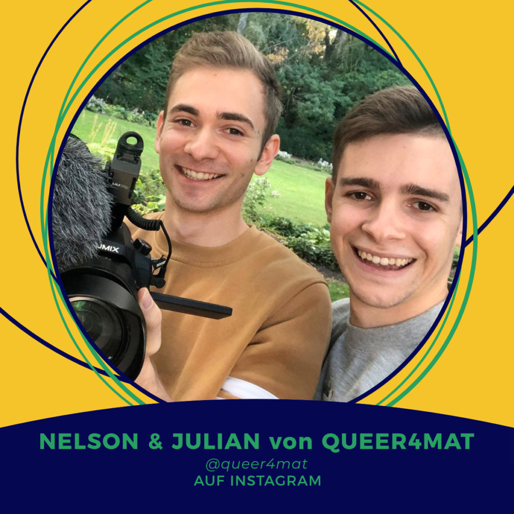 Nelson und Julian von queer4mat